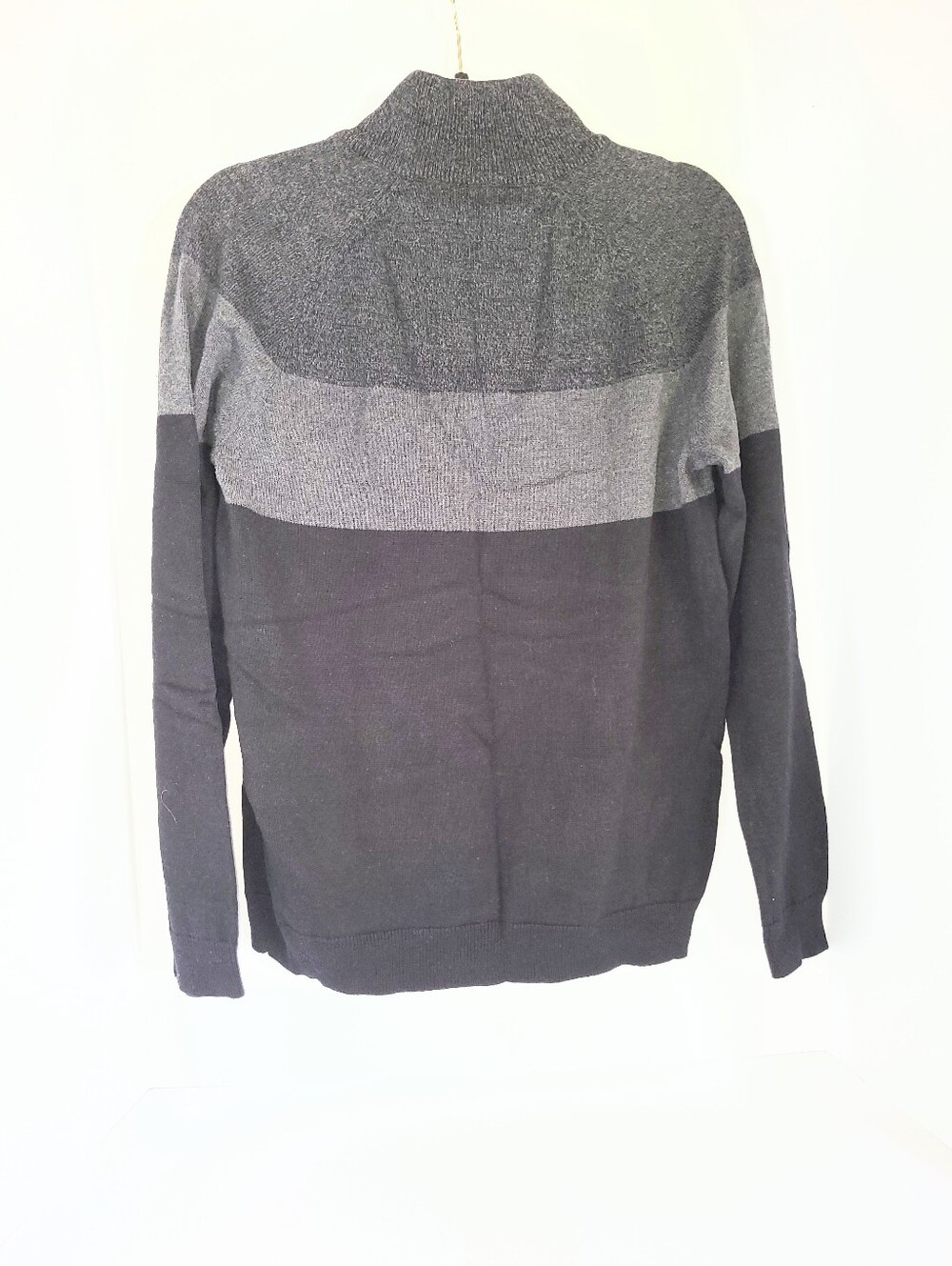 Men's Calvin Klein Colorblock Cotton Pull Over Sweater Medium - Picture 14 of 16